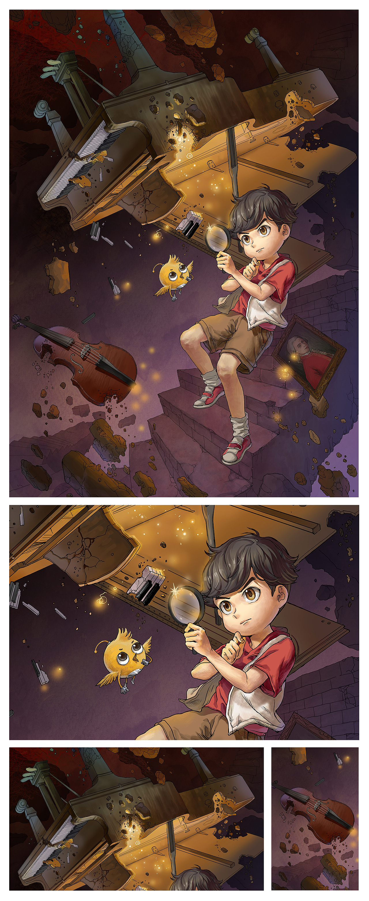 凯叔《口袋神探》1-6册封面插图