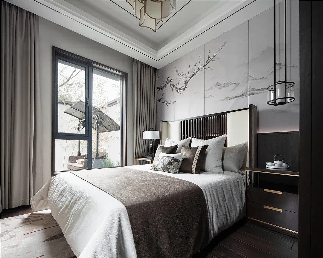 济南万泰装饰西棠甲第136平新中式风格