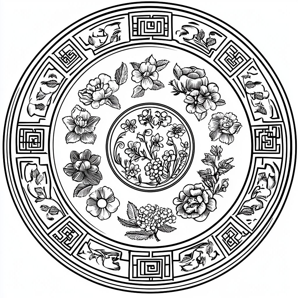 植物插画风格02（图ZMzgxODIxMDM2） - AI作品 - 站酷设计师本草方阵原创素材 - 站酷ZCOOL