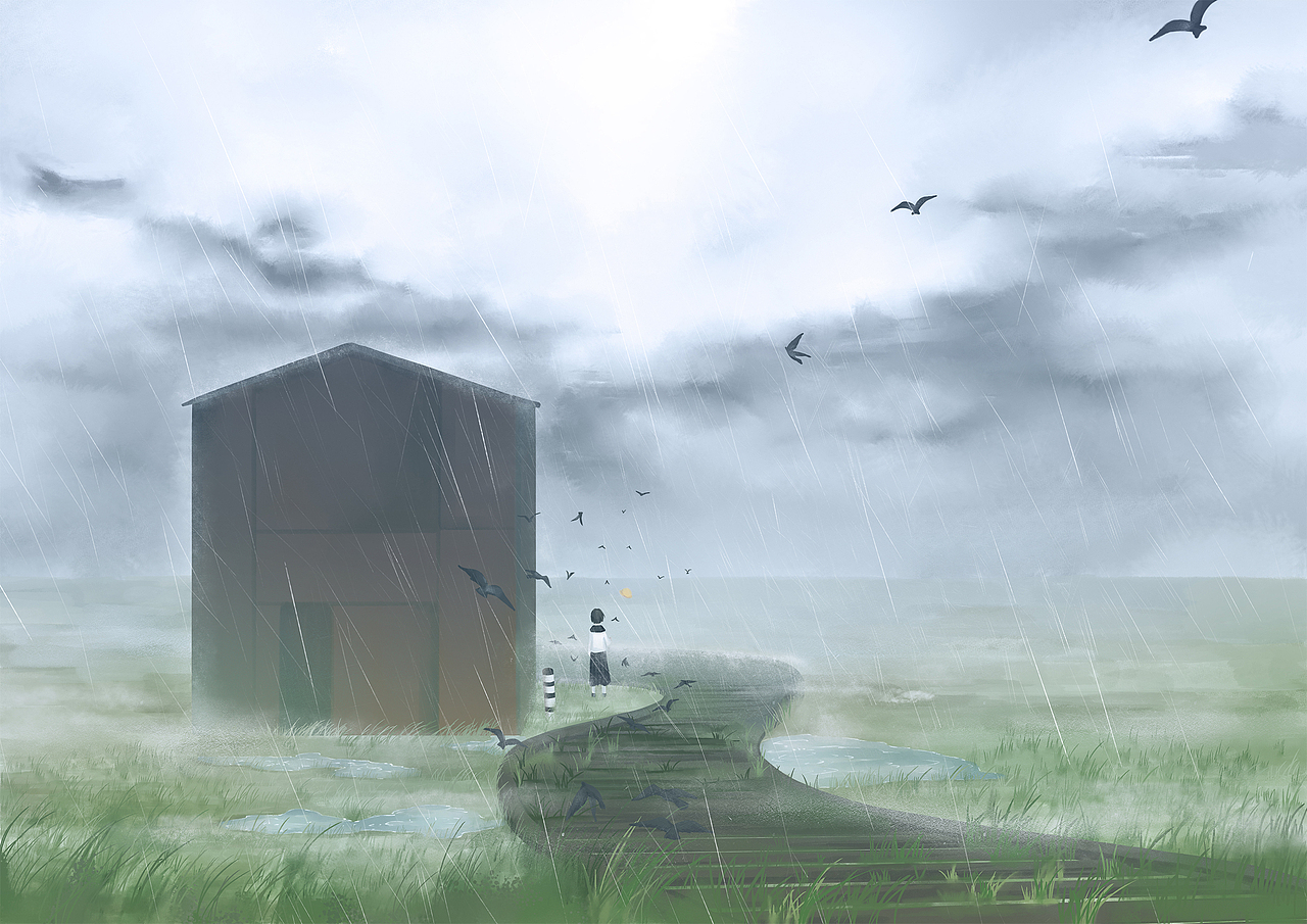 春秋_猫小叶站酷ZCOOL