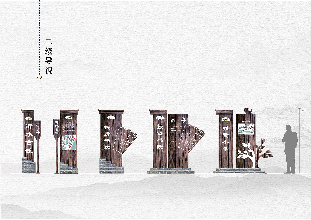 授贤村导视系统设计  一次课程作业