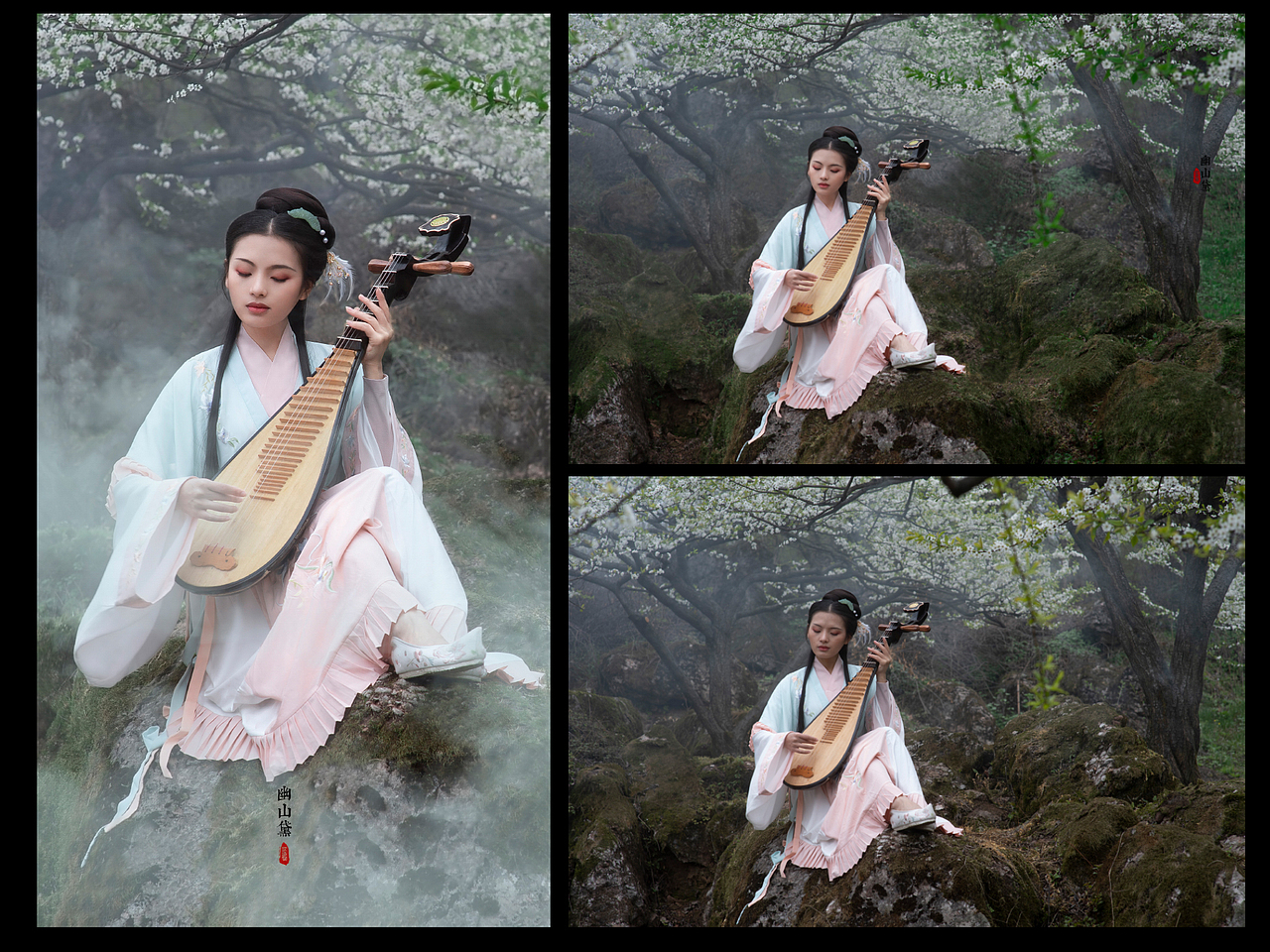 幽山黛——汉服意境人像后期(图ZMTU1NjkwMDc2) - 人像摄影 - 站酷设计师钦钦子Emma原创素材 - 站酷ZCOOL