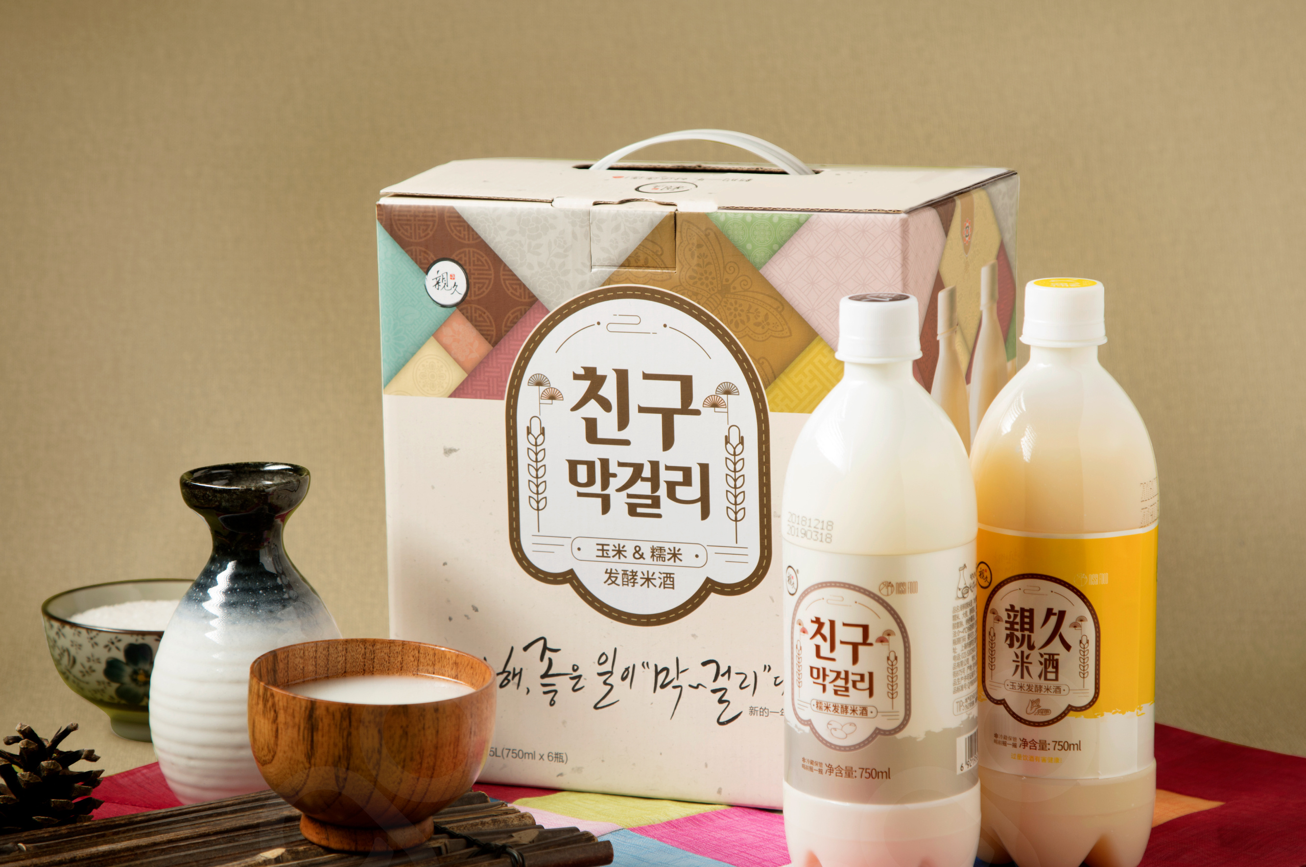 亲久米酒 包装设计 礼盒设计