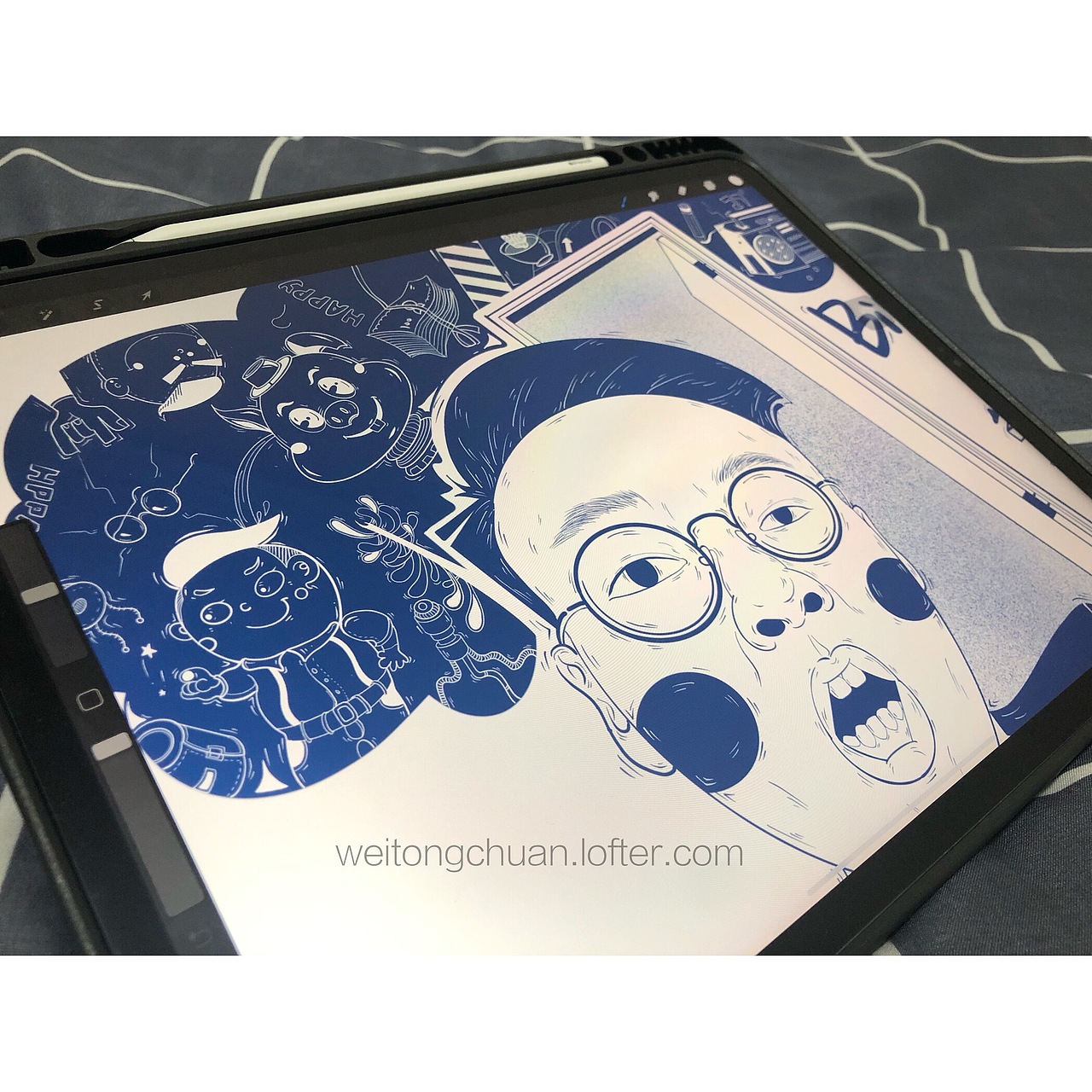 生日快乐『貳拾柒』（图ZMTM5ODk5NjIw） - 新锐潮流插画 - 站酷设计师韦童川RICHIE原创素材 - 站酷ZCOOL