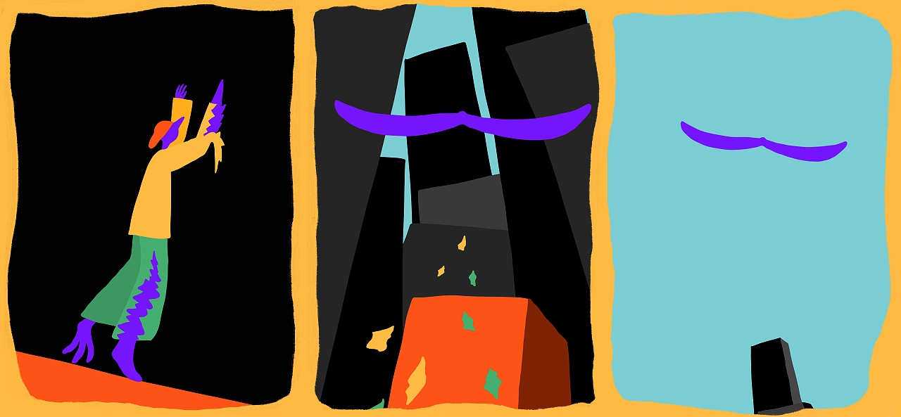 一路上都在涂鸦