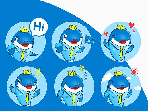 海豚表情包（个人主页-ZNTUxNDMzMjQ=） - 商业插画 - 站酷设计师黄茂森原创素材 - 站酷ZCOOL
