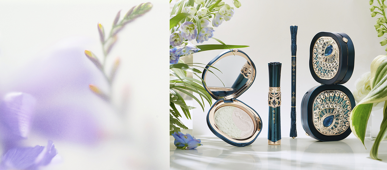 花西子傣族印象美妆产品口红质地拍摄