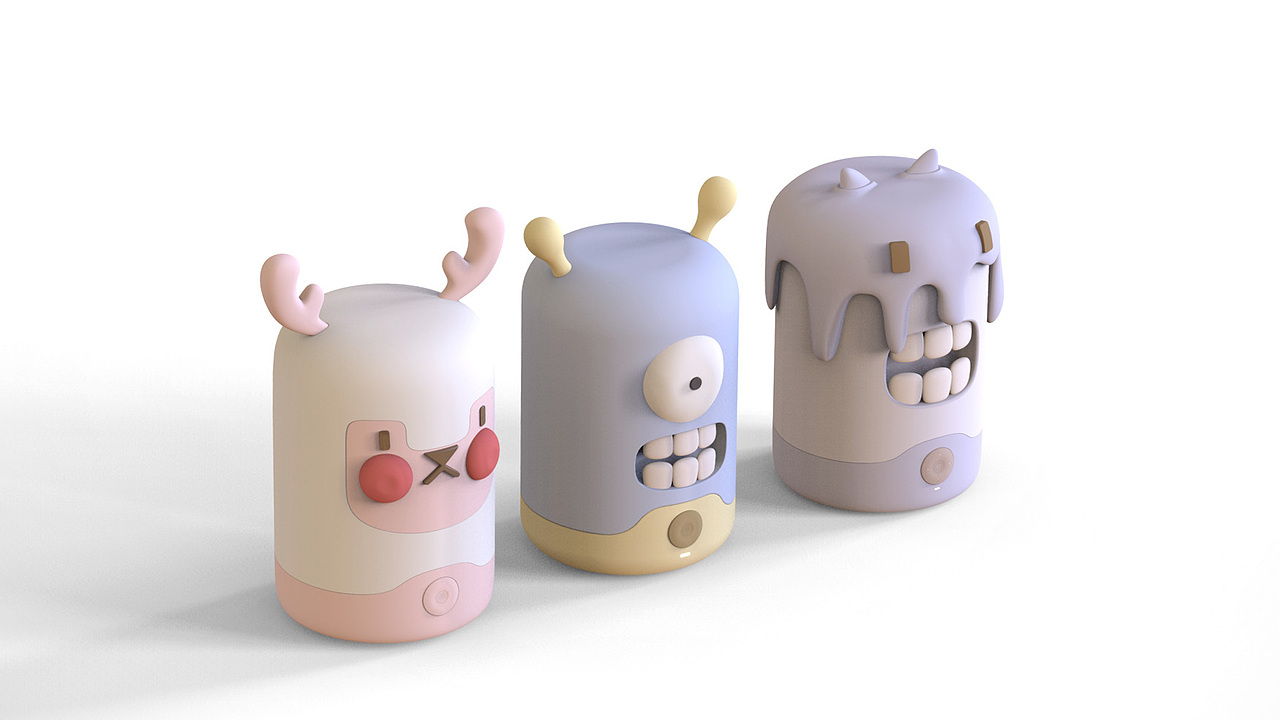 交互式解压小夜灯系列产品设计