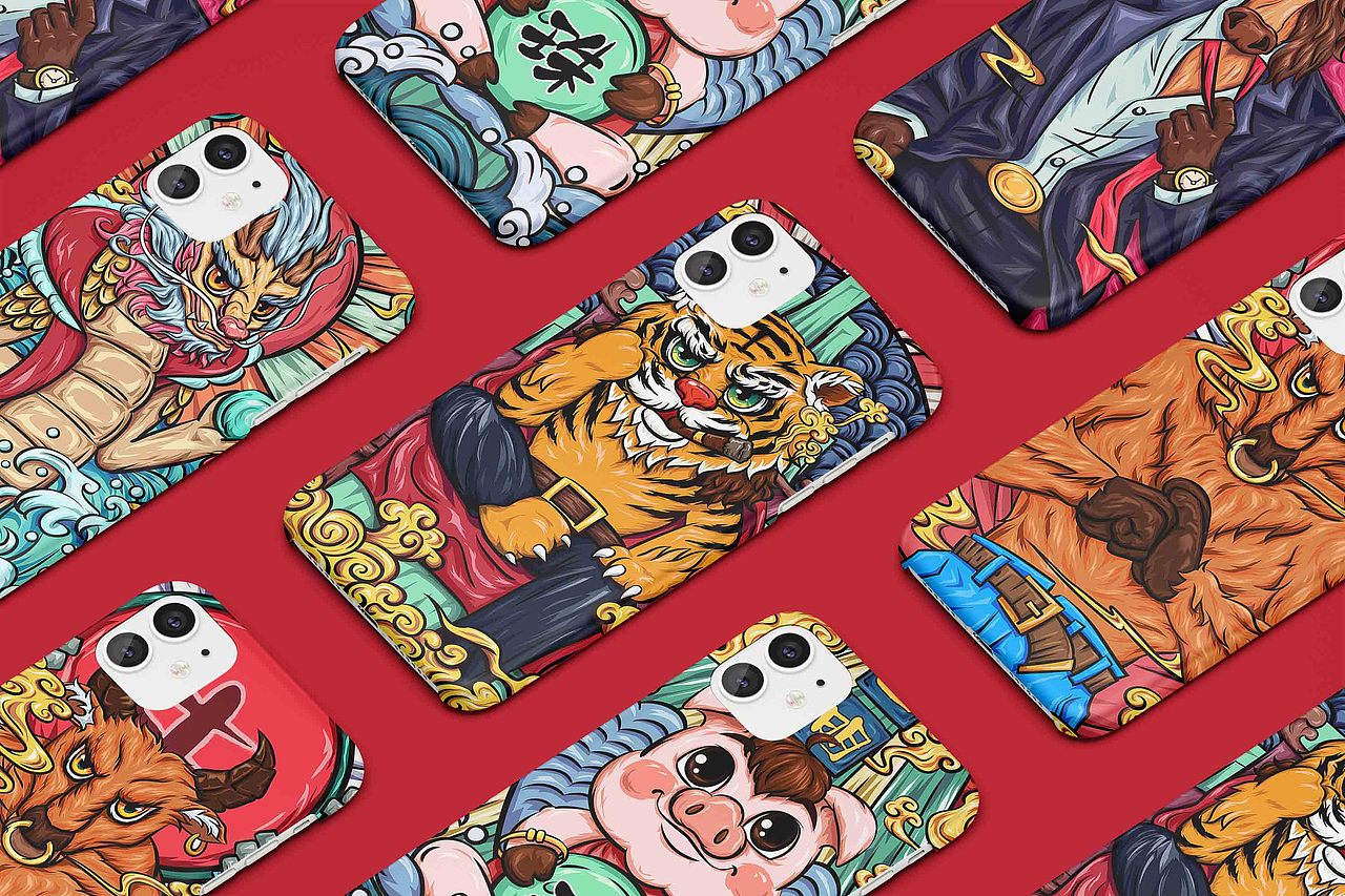 十二生肖国潮大块头