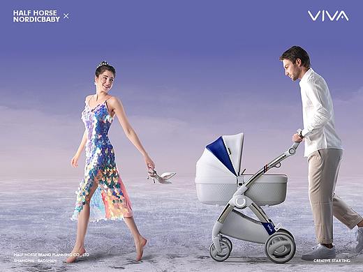 半马 X Nordicbaby 母婴品牌婴儿推车视觉包装案例