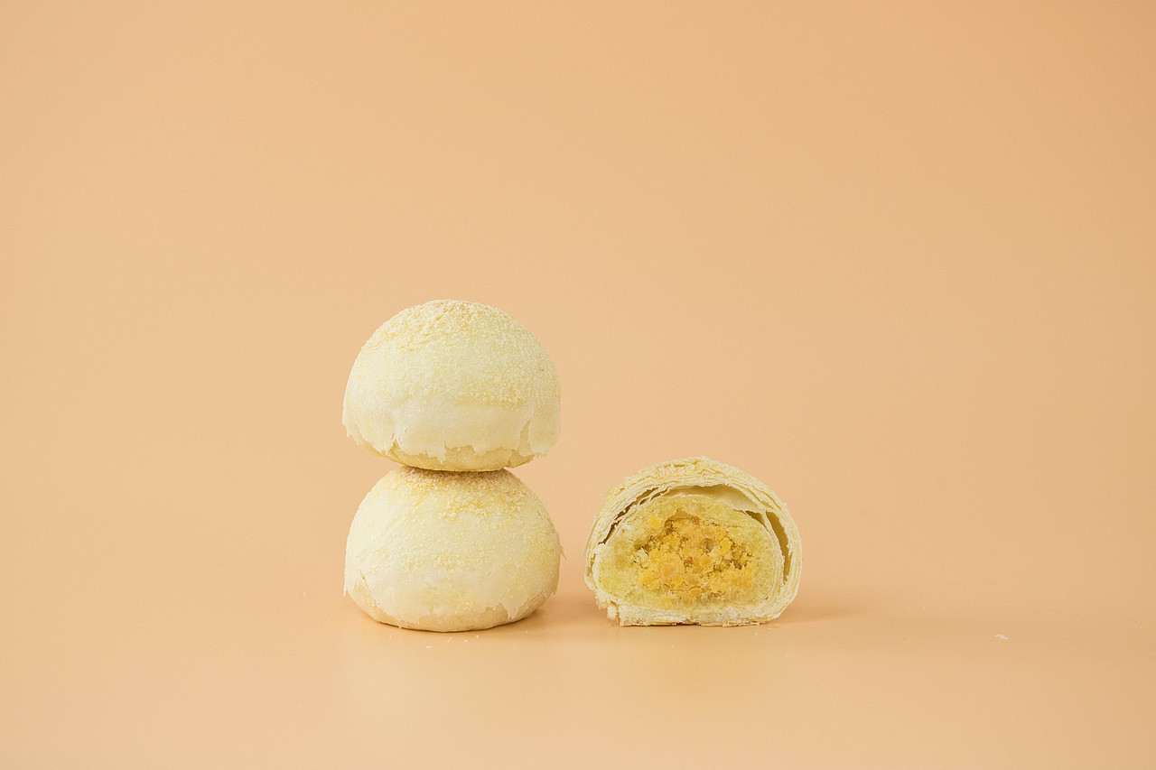 蛋黄酥创意拍摄