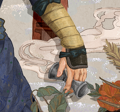 咖啡武士（图ZMjQ1NTg5NDky） - 商业插画 - 站酷设计师熊绵绵原创素材 - 站酷ZCOOL