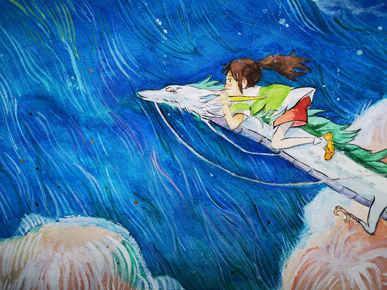 千与千寻海报临摹