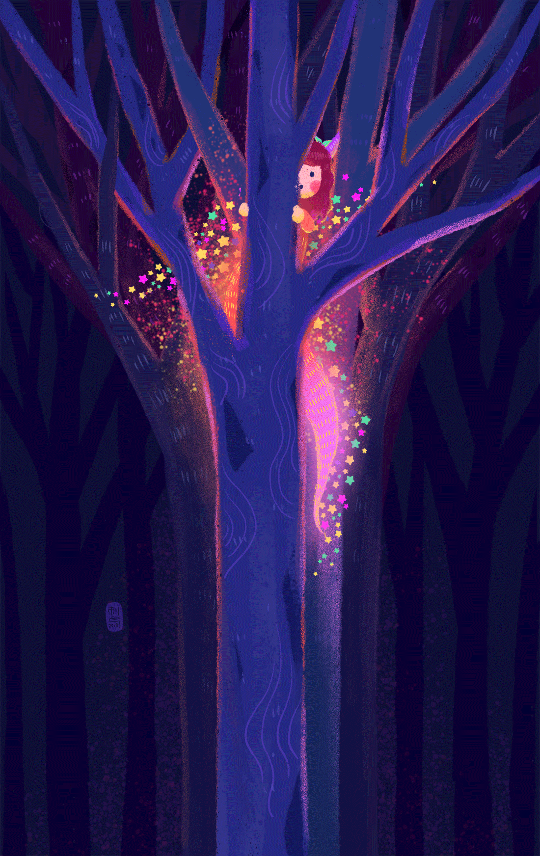 紫（图ZMTgxNjIwOTUy） - 绘本 - 站酷设计师归途中的刺鸟原创素材 - 站酷ZCOOL