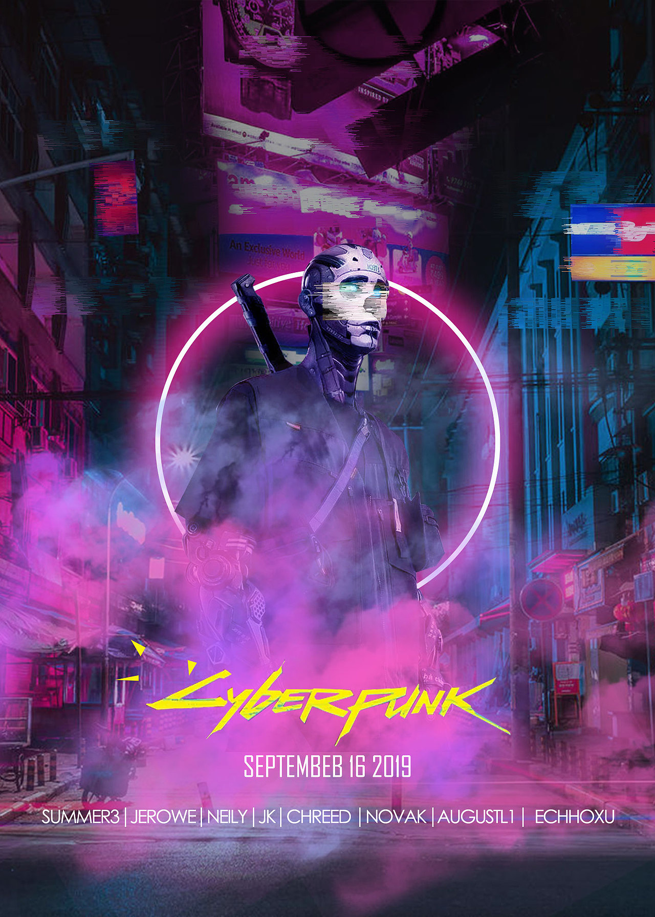 赛博朋克|平面|海报|mini碧螺春_原创作品-站酷zcool