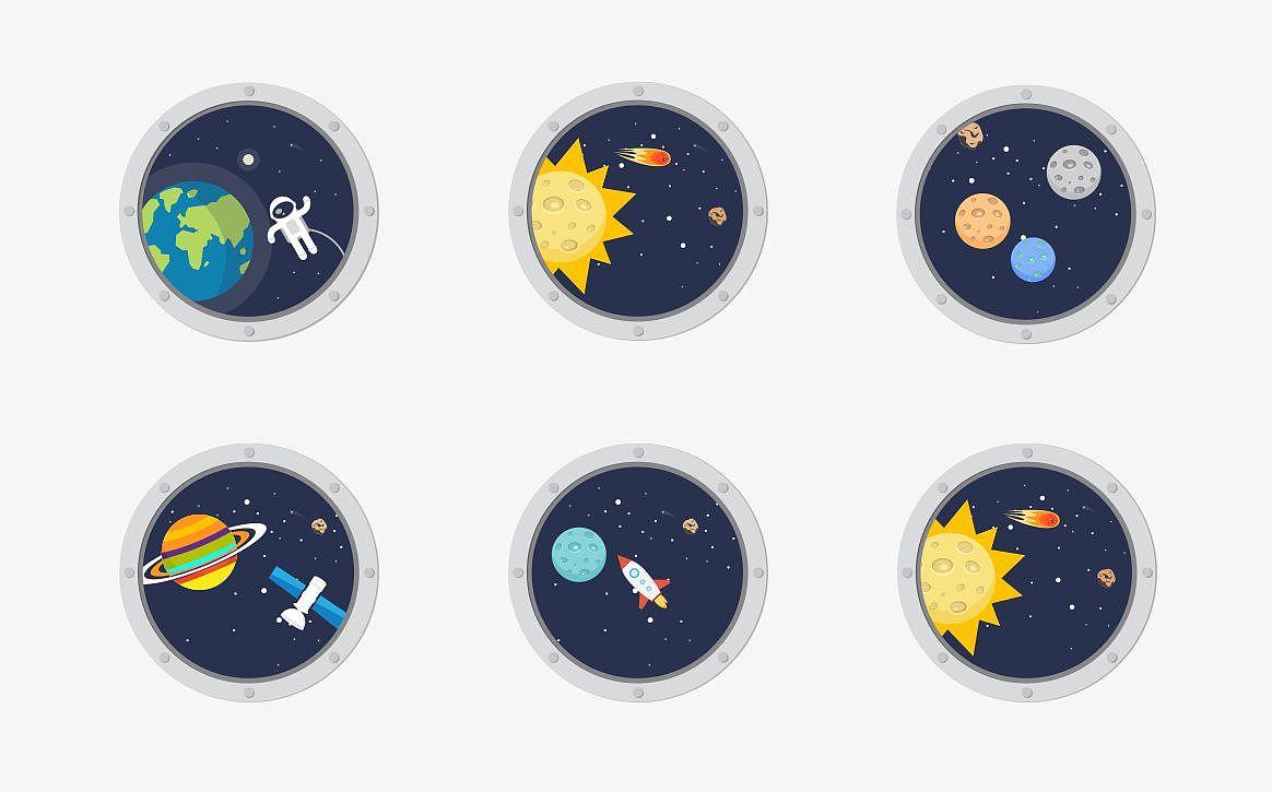 太空遨游（图ZNTIwNTUwNzI=） - 图案 - 站酷设计师shirleyxuanzi原创素材 - 站酷ZCOOL