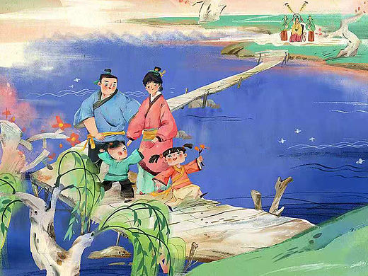 20年早些儿童乡土文学散图