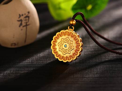 珠宝摄影 古法黄金首饰