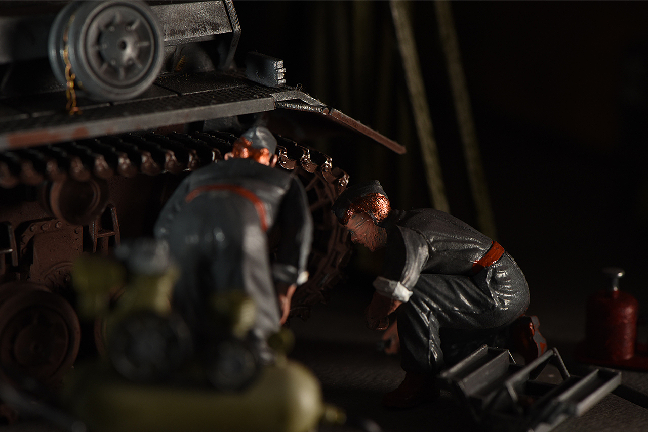 德国二战汉堡坦克仓库—DIY改造机舱(定格动画)