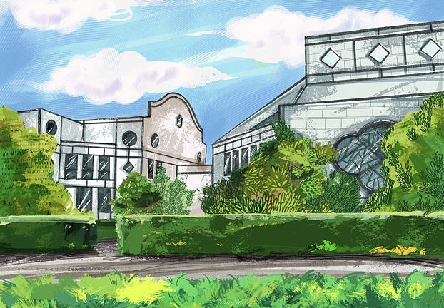 UWC世界联合校区多校区插画绘制