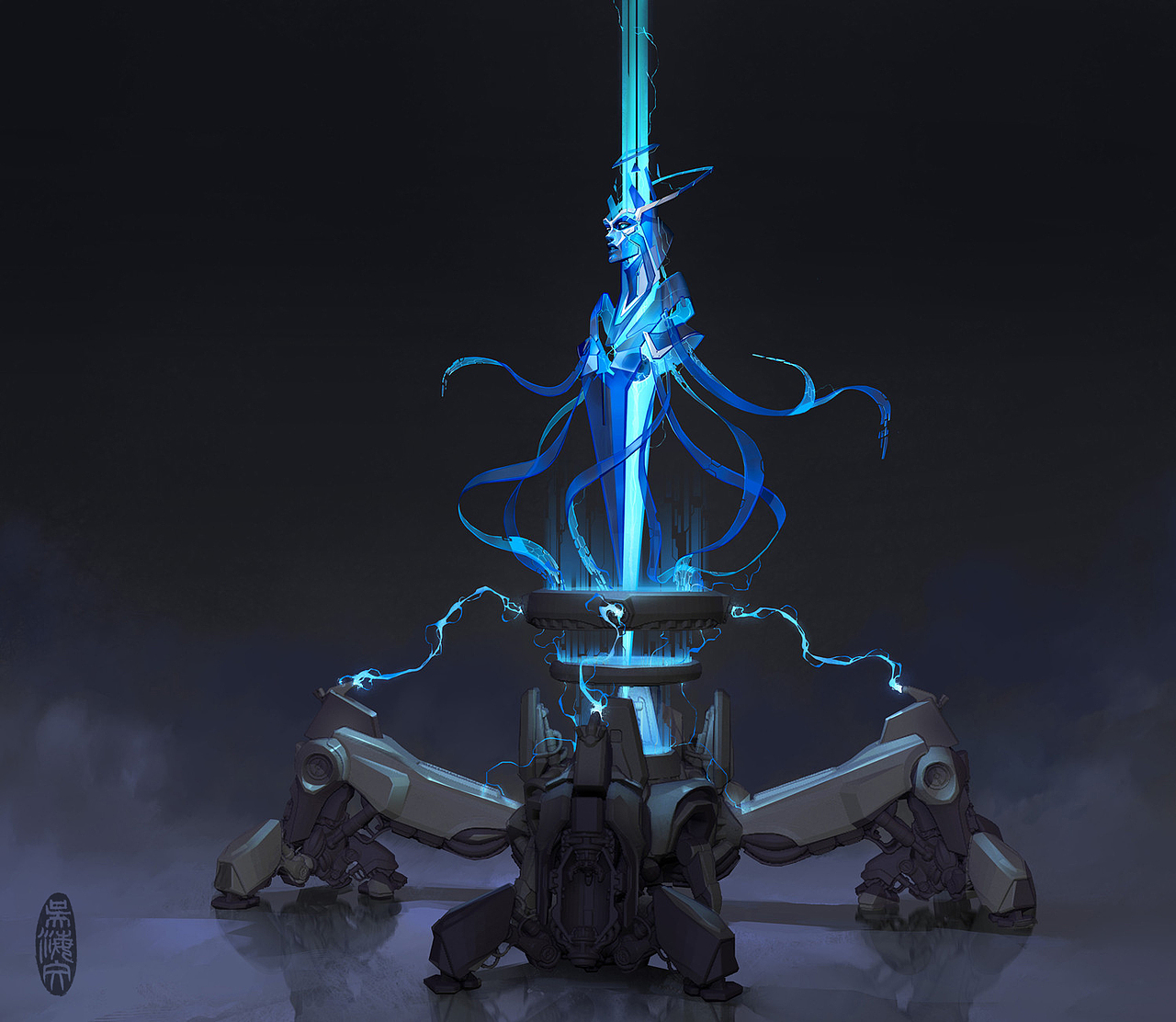 【原创 多图】《为战而生》的能量核心原画 0 0