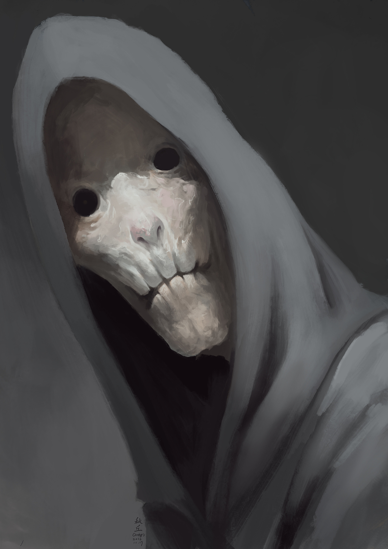 鬼怪原画习作|插画|创作习作|coveyq_原创作品-站酷zcool