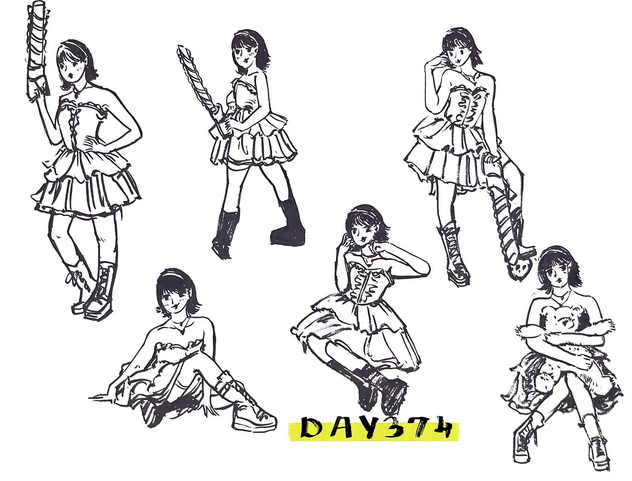 速写60天挑战第七次2023年9月到10月