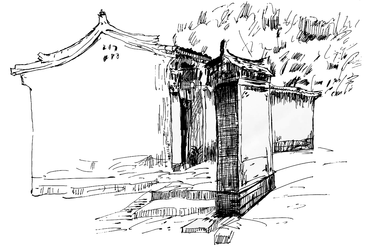 中国民居图（图ZMjU3NDA3NjA4） - 像素画 - 站酷设计师ABEL丶原创素材 - 站酷ZCOOL