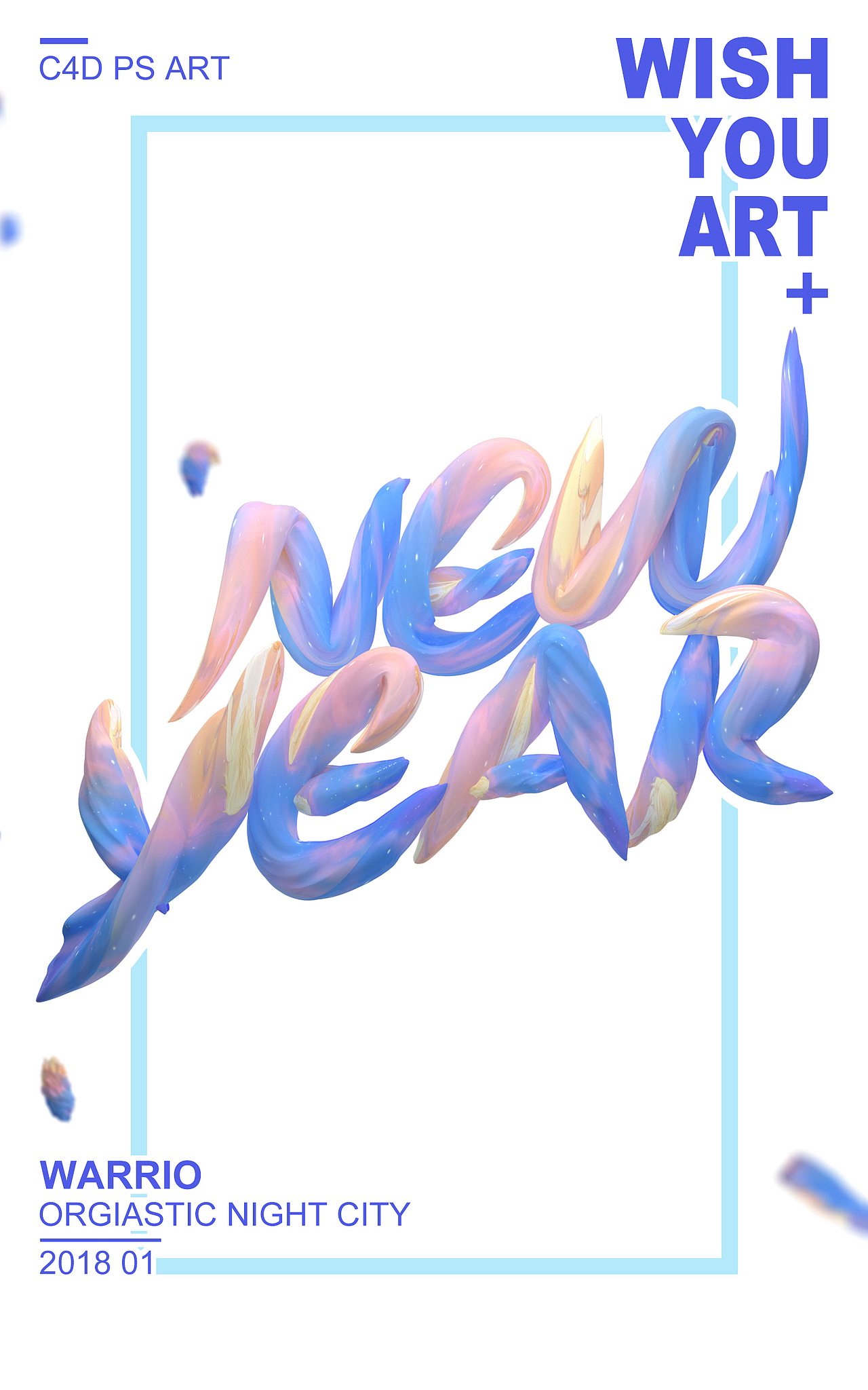 C4D扭曲字体（图ZMTEyMzUwMDY0） - 字体/字形 - 站酷设计师取个名字是真得难原创素材 - 站酷ZCOOL