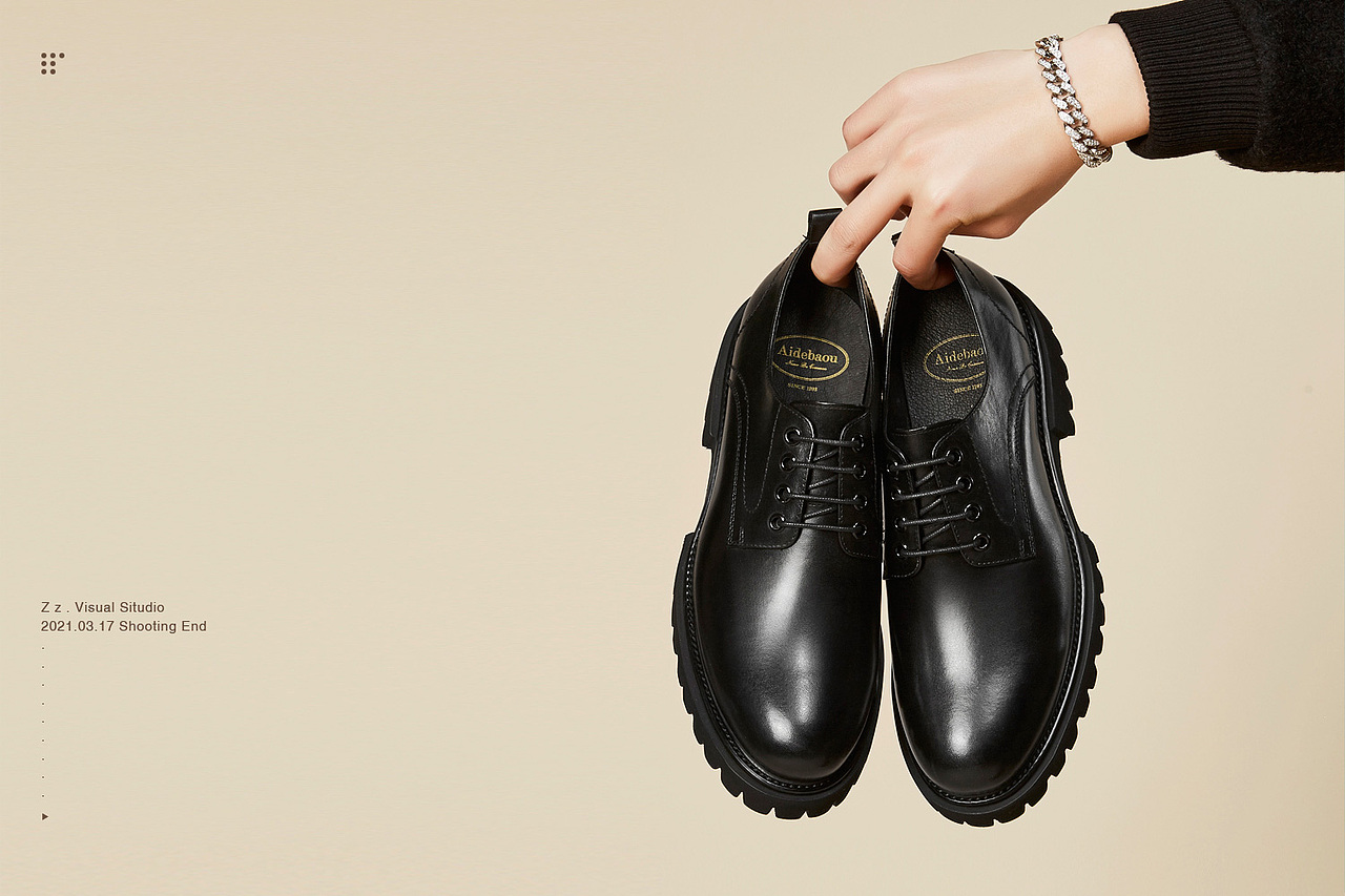 精品高端男鞋拍摄 时尚男装拍摄 休闲男鞋摄影