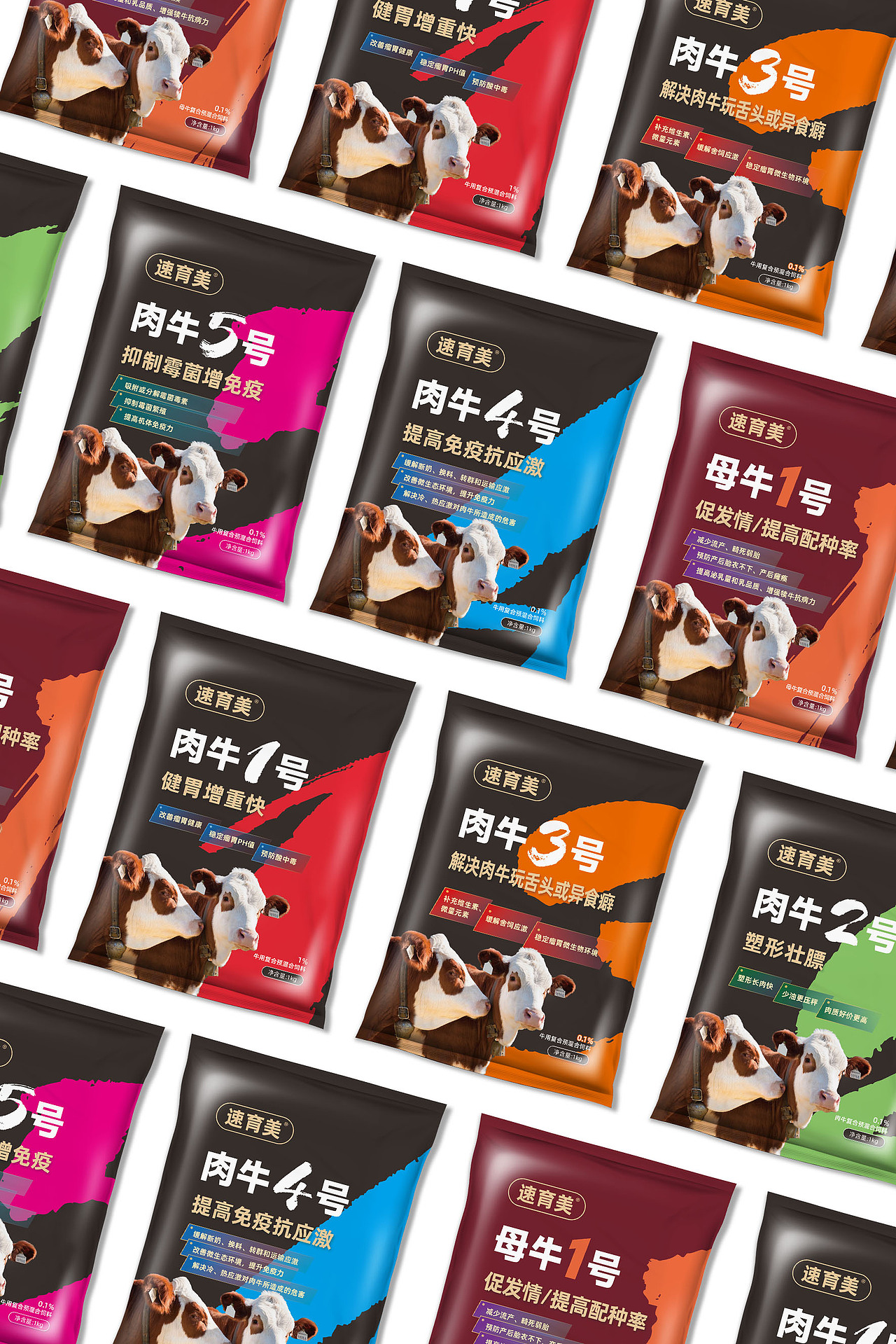 饲料包装袋 小包装袋 彩袋 肉牛（图ZMzQ1OTczMDky） - 包装 - 站酷设计师大鑫品牌设计原创素材 - 站酷ZCOOL