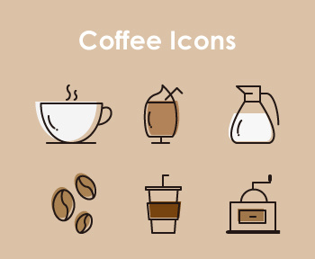 半临摹 咖啡图标