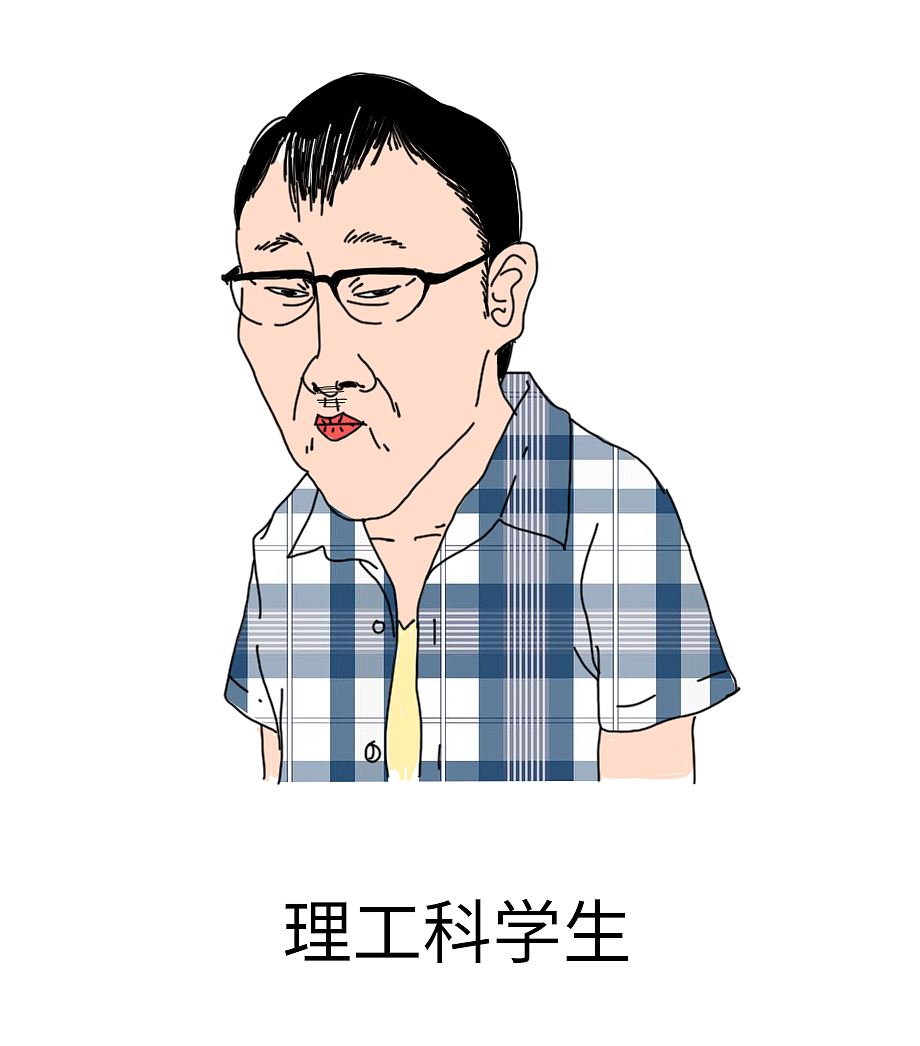 容易脱发人群集锦(临摹)