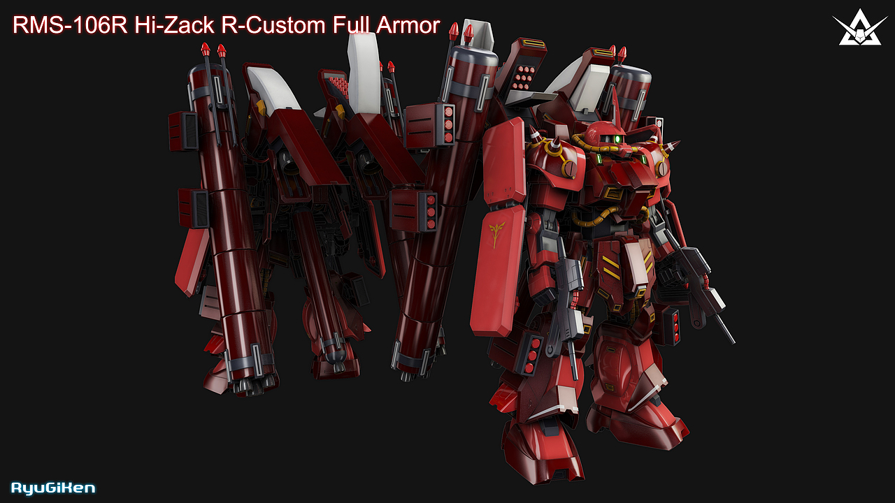 RMS-106R Hi-Zack RyuGiKen's Custom（图ZMTAyOTQ0NjYw） - 动画/影视 - 站酷设计师RyuGiKen原创素材 - 站酷ZCOOL