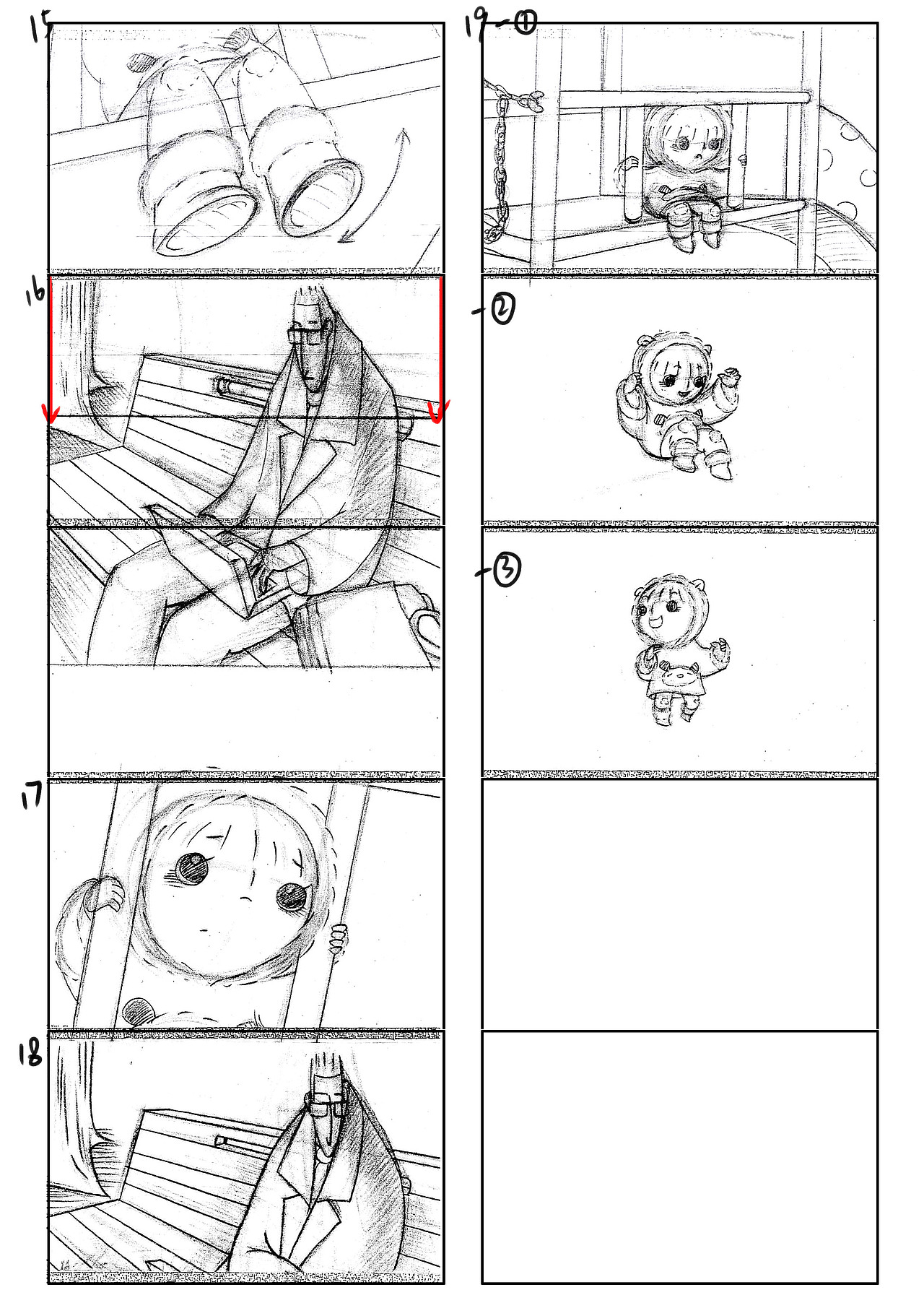 原创动画分镜《给我一点时间》