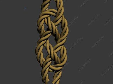 max中麻绳的建模方法