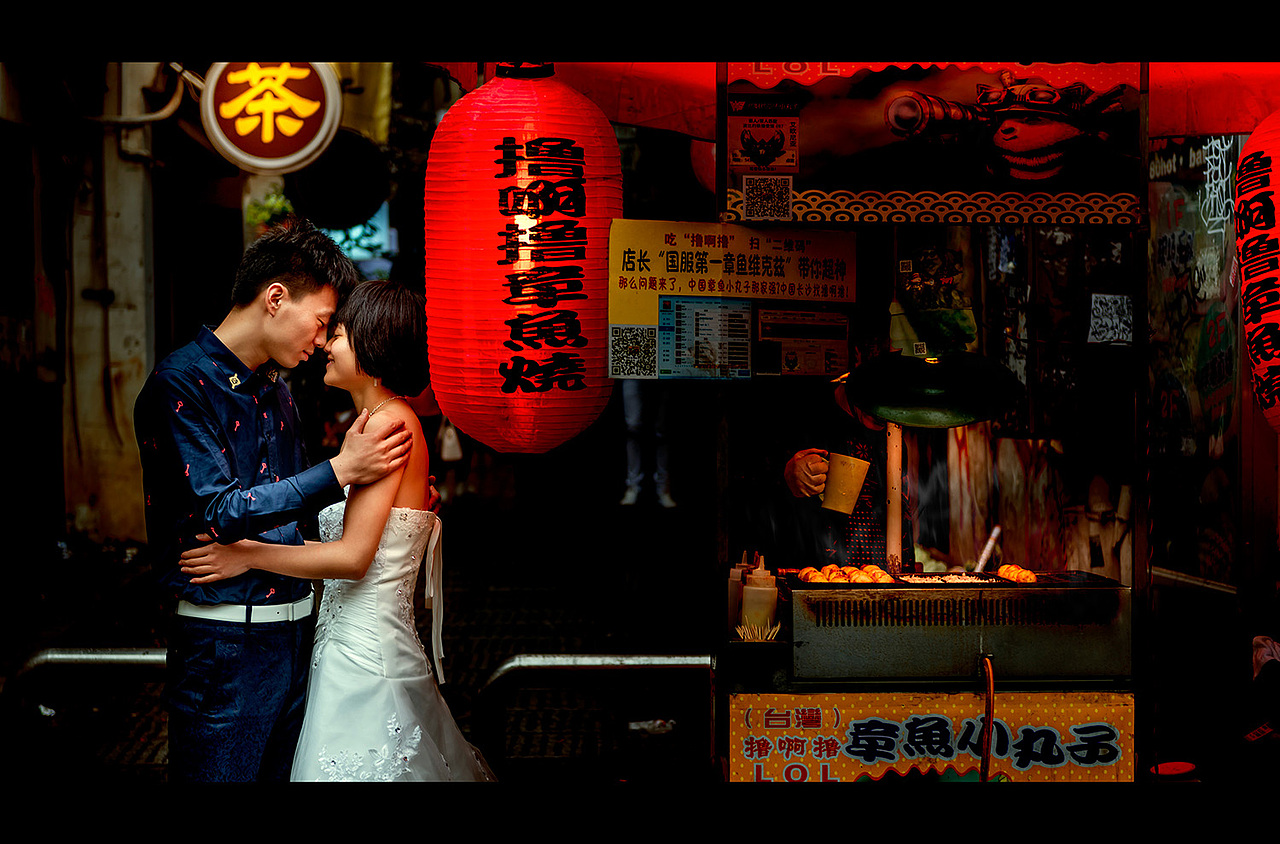 嫁纱后是你温柔如水的眼神