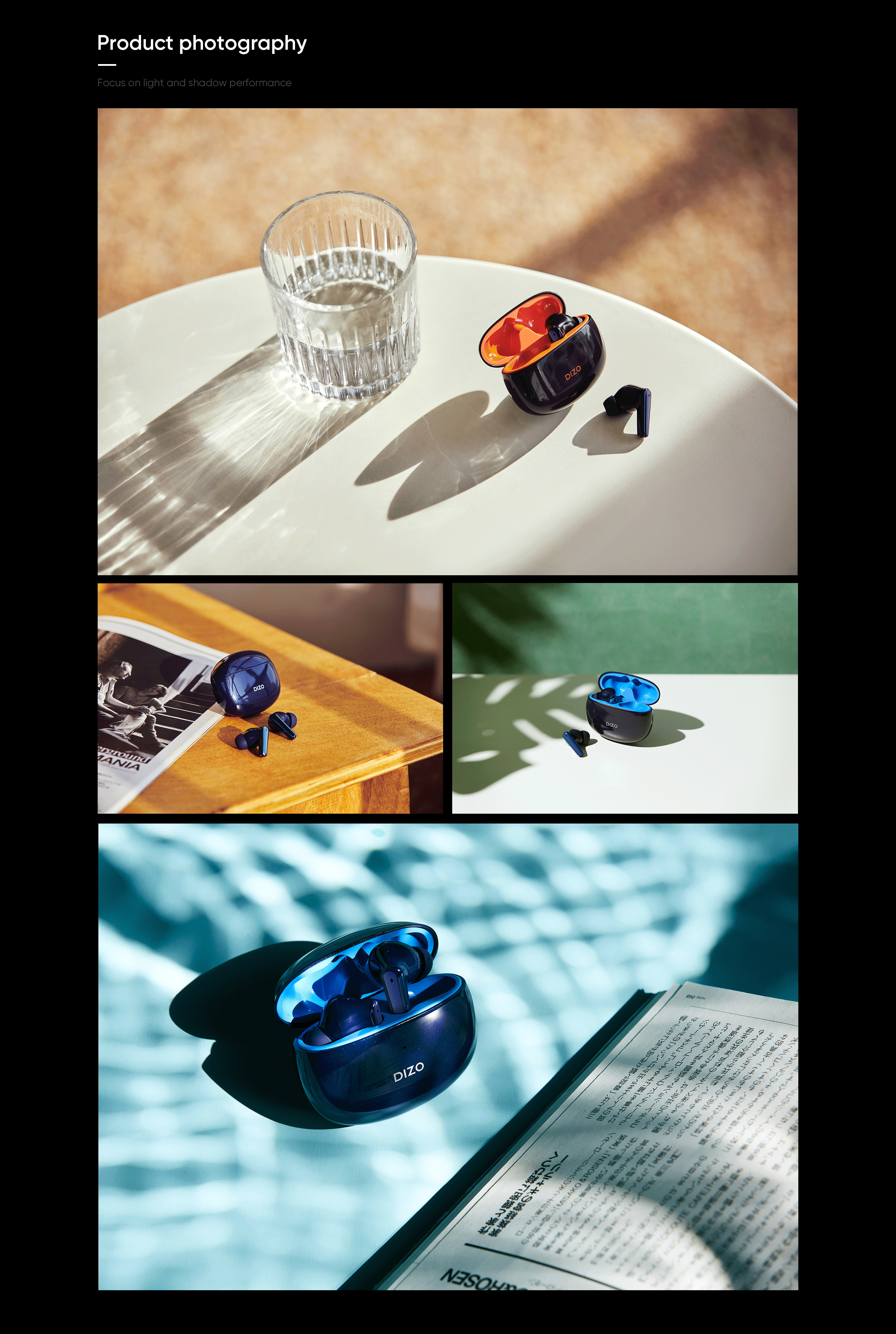 DIZO Buds Z Pro 国际产品站设计