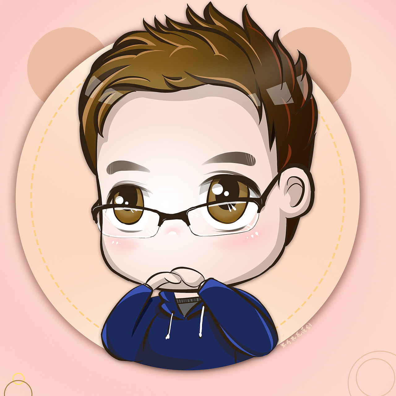 大头娃娃头像练习敦煌境 胖脸吉祥2022年第2季度总结四月的速涂自由