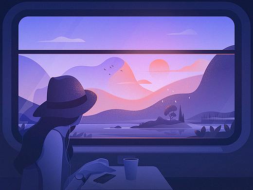 旅行 风景 插画