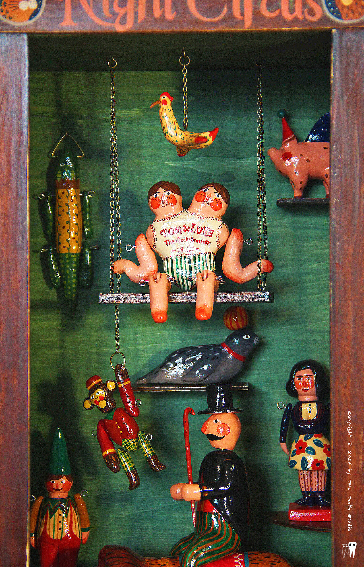 Two Teeth二号手作 Night Circus（图ZOTYwNDU4MjQ=） - 其他手工艺 - 站酷设计师老蟆原创素材 - 站酷ZCOOL