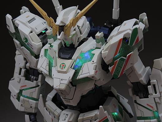 [贺站酷Cube]PG Unicorn Gundam 7-Eleven Ver.No 3501