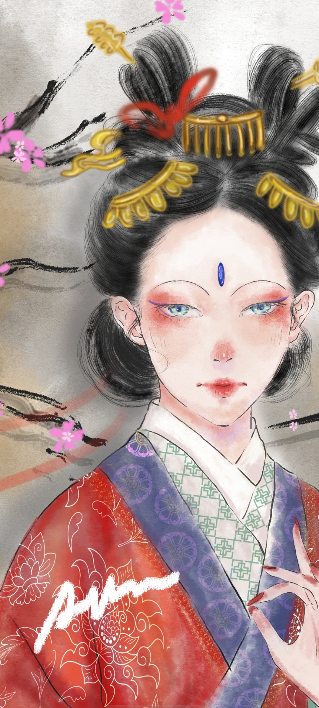 古风插画（图ZMjQxNTc4NjY0） - 创作习作 - 站酷设计师無琂ALin原创素材 - 站酷ZCOOL