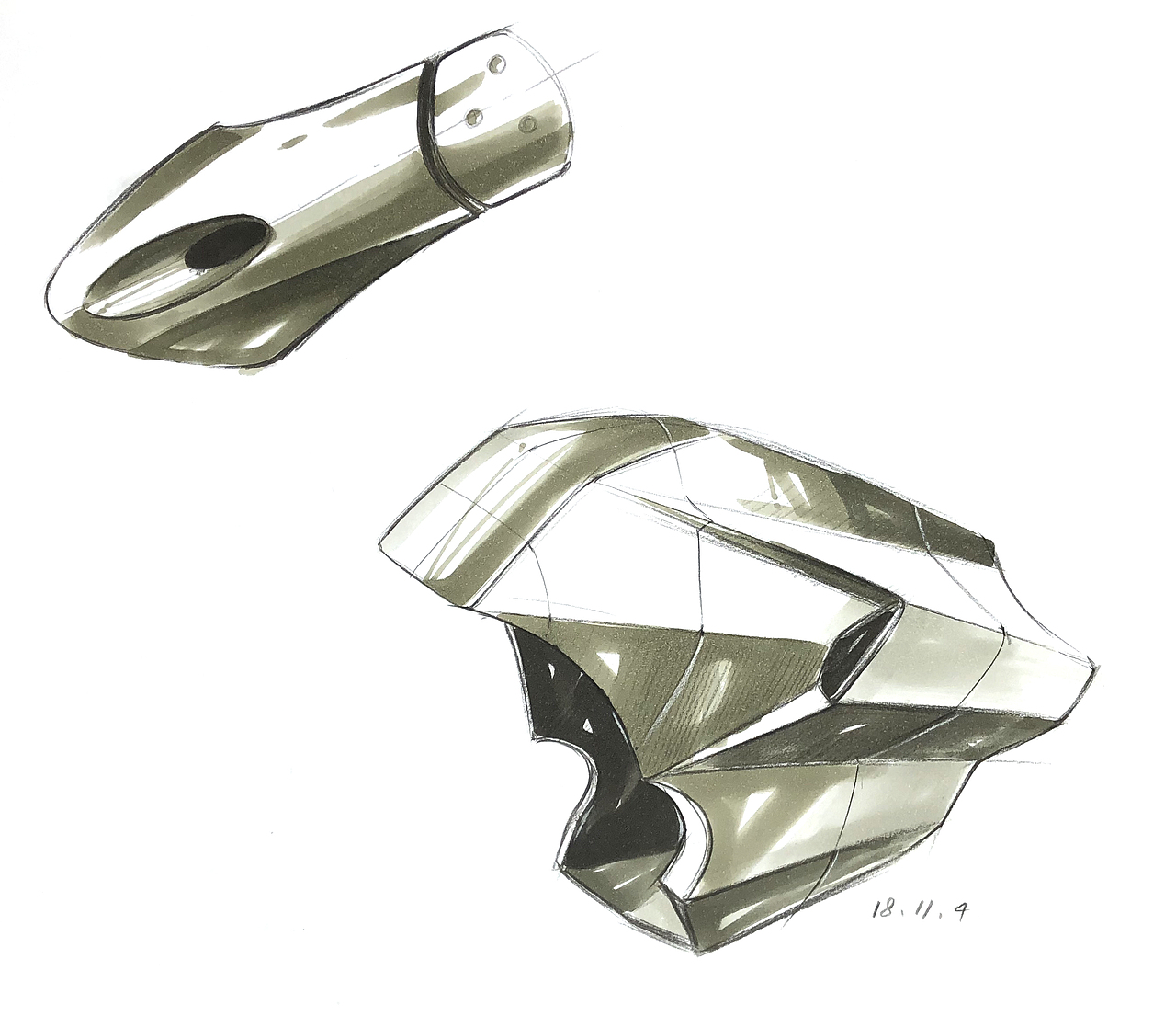 考研期间的手绘