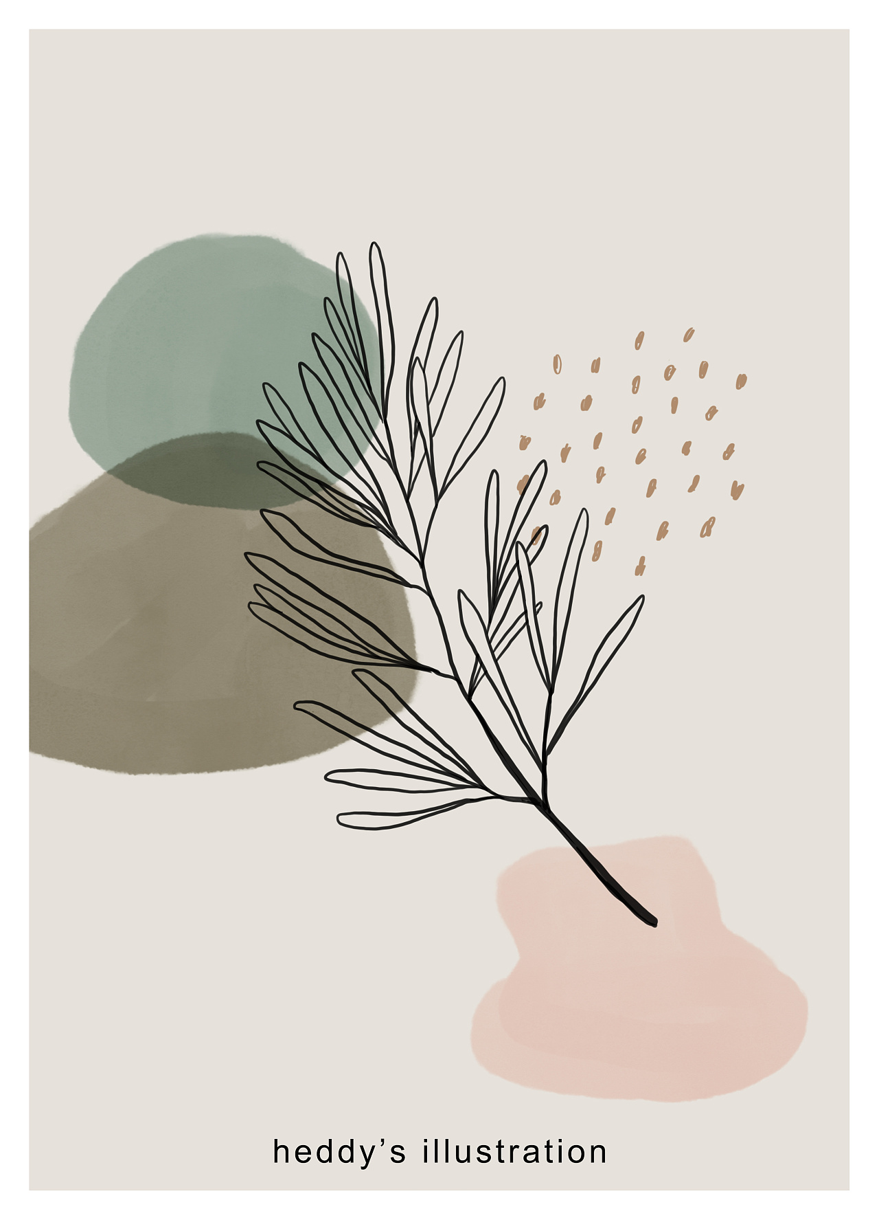 极简简约家居线条水彩装饰画