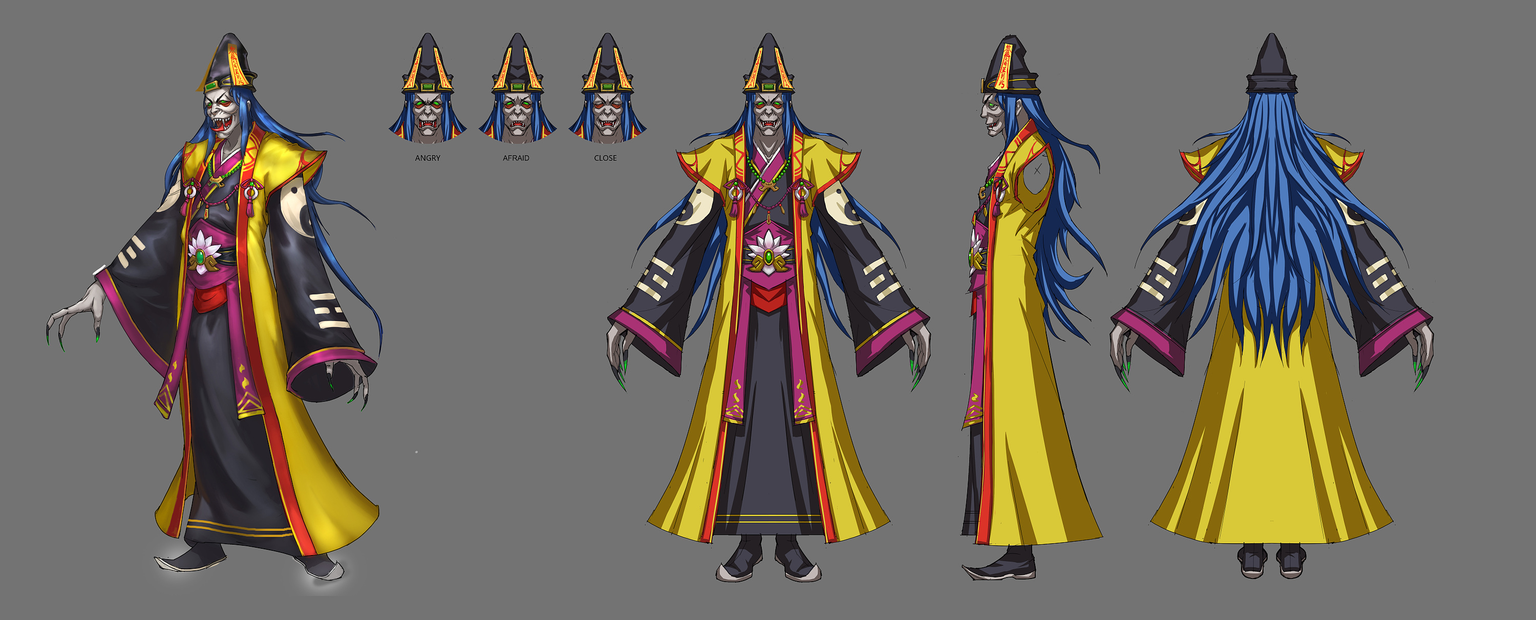 三视图需求制作|插画|游戏原画|赵浩然83 - 原创作品 - 站酷 (zcool)