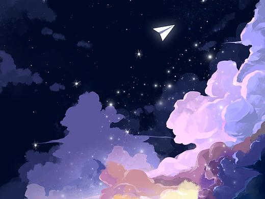 纸飞机的星空