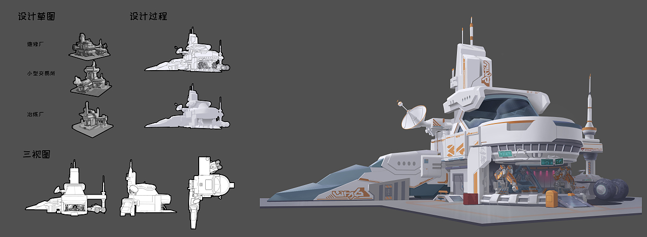 两组练习（图ZMjA3MjE5MjU2） - 概念设定 - 站酷设计师酱汁煮章鱼原创素材 - 站酷ZCOOL