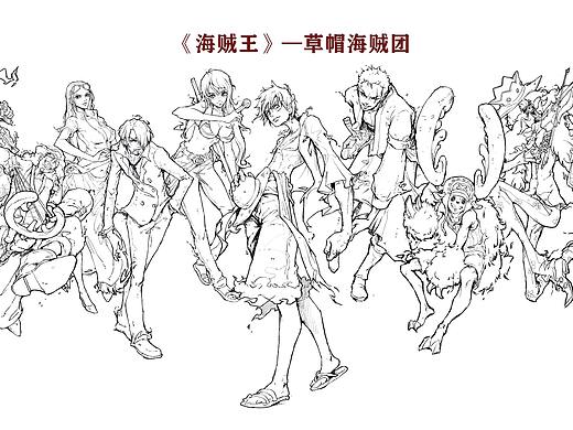 《海贼王》—草帽海贼团全体成员打卡~