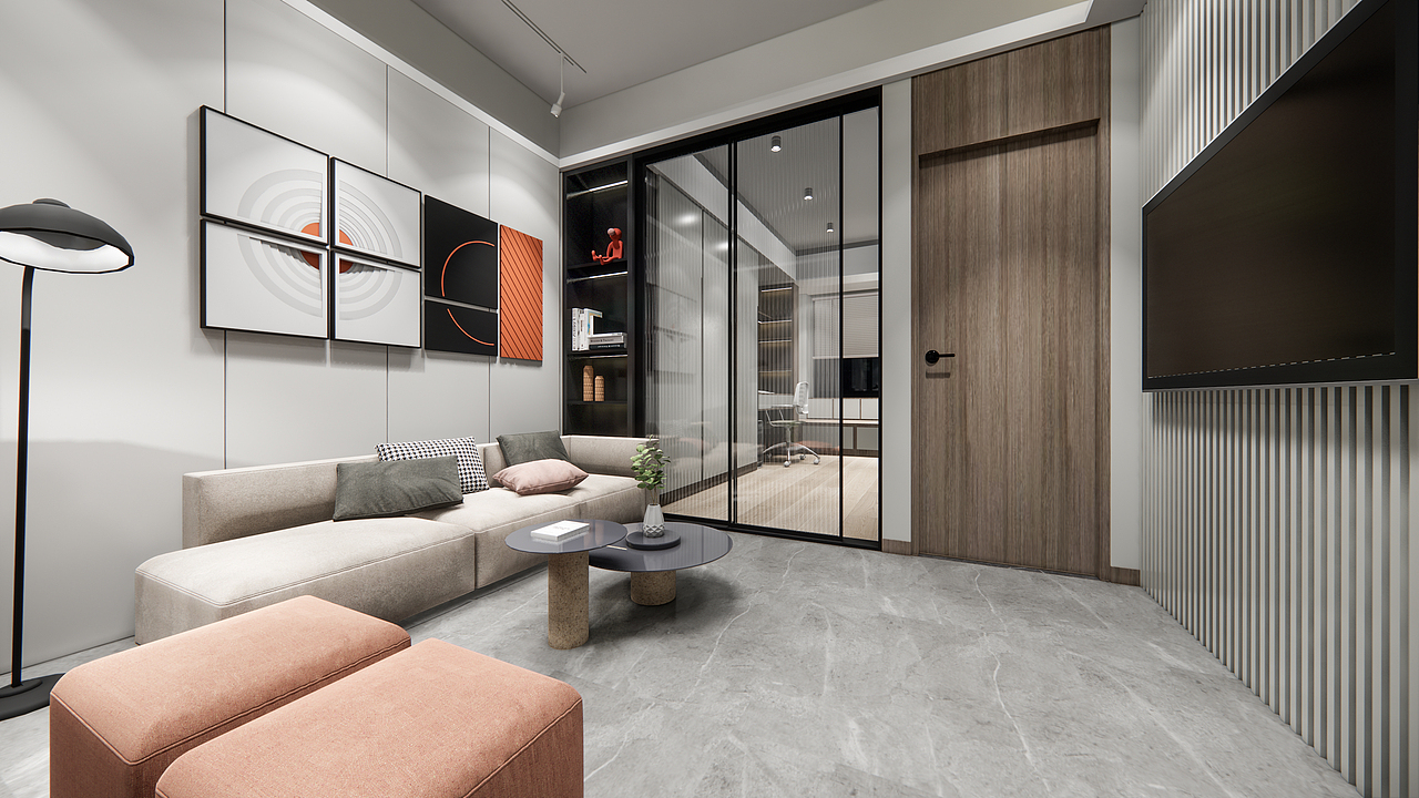 学区房改造项目，一居室变两居室（图ZMjc0Njk3NDc2） - 家装设计 - 站酷设计师南京独立设计风声原创素材 - 站酷ZCOOL